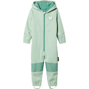 Dětský overall lupilu® Dívčí softshellový overal s podšívkou (110/116, mintová)