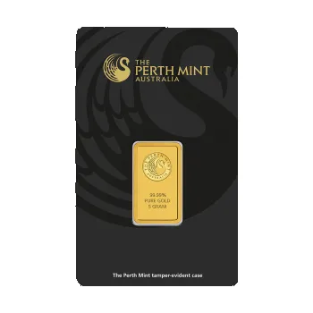 5 gramů zlatý slitek Perth Mint - klokan