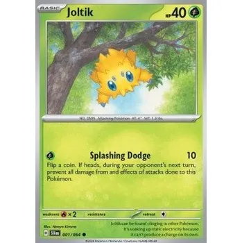 Sběratelská karetní hra Pokémon SFA 001/064 Joltik - Shrouded Fable Stav: Near Mint, Verze: REVERSE HOLO