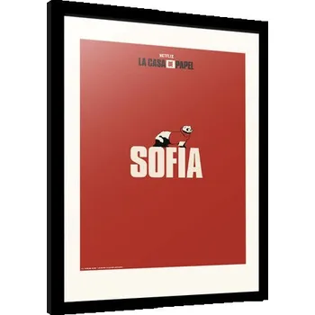 Obraz Obraz na zeď - La Casa De Papel - Sofia, 34.5 × 44.3 cm
