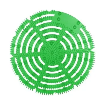 Vůně do bytu Sítko do pisoáru Antisplash, vůně jablka, enzymatické, zelené, 2 ks