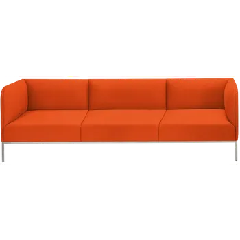 Sedací souprava PARIS - 3, sedací souprava, látka, BONDAI BN 3012 oranžová, podnož šedá