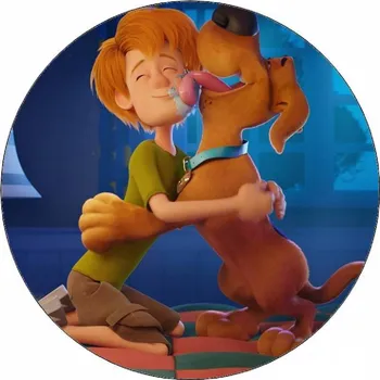 Jedlá dekorace na dort Jedlý papír Scooby a Roger 19,5 cm