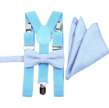 Motýlek Dětský set motýlek a kšandy Miranda SM552 S.modrý