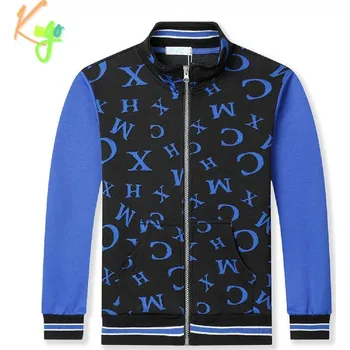 Chlapecké oblečení Chlapecká mikina Kugo FM0327 černá / modrá