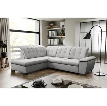 Sedací souprava KARETA Levá (KALVI-2balíky ) - sedací souprava celá CASTEL 82 světle šedá - kolekce - "ST" (K250-S) NOVINKA