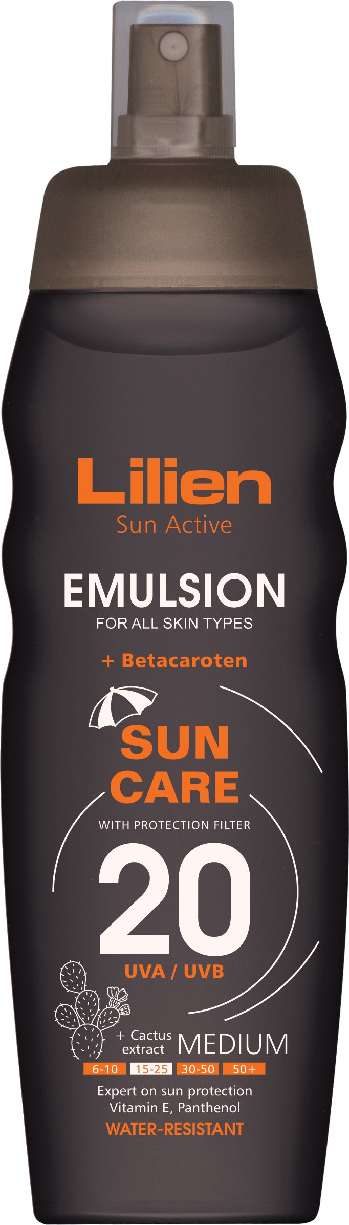 Lilien Sun Active opalovací emulze OF 20 - 200 ml