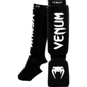 Chránič nohou Chrániče holení Venum KONTACT SHIN GUARDS L Černá, Bílá
