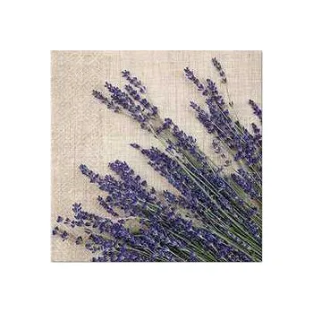Papírový ubrousek Ubrousky PAW L 33x33 cm 3 vrst. Lavender Sheaf [20 ks],rychlé dodání