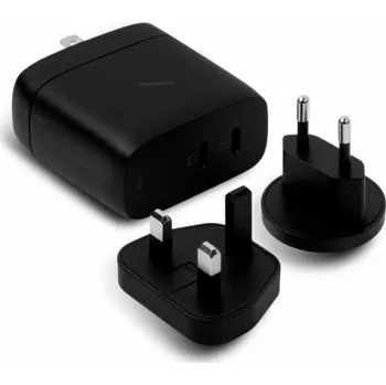 Native Union Fast GaN Dual USB-C Port PD 67W Wall Charger – Black
