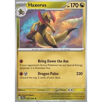 Sběratelská karetní hra Pokémon SFA 046/064 Haxorus - Shrouded Fable Stav: Near Mint, Verze: HOLO