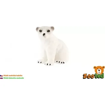 Figurka ZOOted Medvěd lední mládě 4 cm