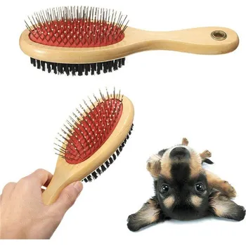 Péče o srst a drápky Oboustranný kartáč pro psy a kočky