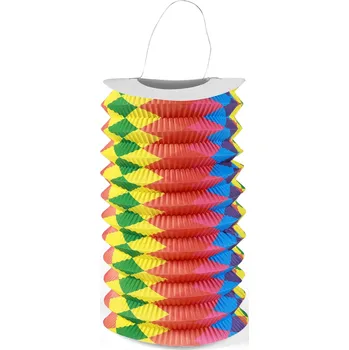 Party dekorace Lampion duhový 15 cm