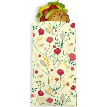 Termobox BajaBee, Voskovaný pytlík - M, Květy, 1 ks