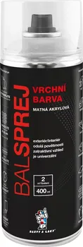 Barva ve spreji BALSPREJ vrchní univerzální akrylová barva ve spreji 400 ml