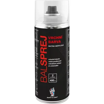 Barva ve spreji BALSPREJ vrchní univerzální akrylová barva ve spreji 400 ml