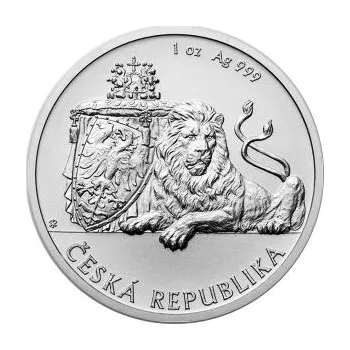 1 unce stříbrná mince Niue Tschechischer Löwe 2018