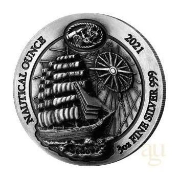 3 unce stříbrná mince Rwanda Nautical Serie - 100 Jahre Sedov 2021 - High Relief