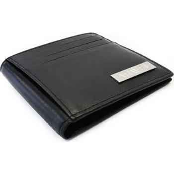 Spona na peníze Černá pánská kožená dokladovka pdok_02
