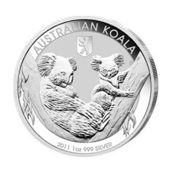 1 unce stříbrná mince Austrálie Koala 2011 - Privy Mark Berliner Bär