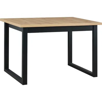 Jídelní stůl Jídelní stůl IKON 3S - dub artisan/černé nohy