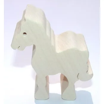 Dřevěná hračka Fauna dřevěné zvířátko kůň