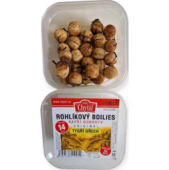 Boilies Rohlíkový boilies 14 mm, 32 g Tygří ořech (Boilies na rychlé chytání)