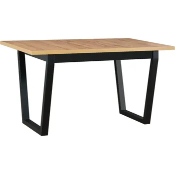 Jídelní stůl Jídelní stůl IKON 2M - dub artisan/černé nohy