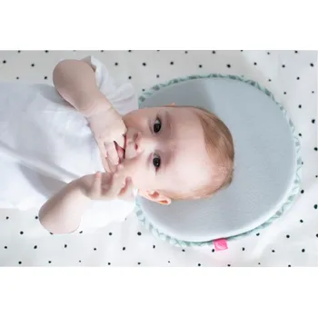 Polštář MOTHERHOOD Stabilizační polštář pro miminka šedý Dark Blue Ocelot 24x4x25 modrá