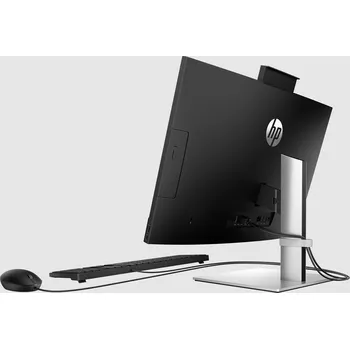 Stolní počítač HP AIO ProOne 440G9 23.8NT i3-14100T, 1x8GB, 512GB M.2, Intel HD DP+HDMI IN, WiFi 6+BT, usb kl. myš, 120W,FDOS,3y onsite