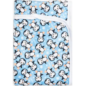 Přebalovací podložka Bobánek Přebalovací podložka extra jemná - Tučňáci 75 x 75 cm jemný PUL