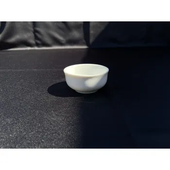 13 ks Bílá servírovací miska na omáčku 7,5 cm + přepravní box