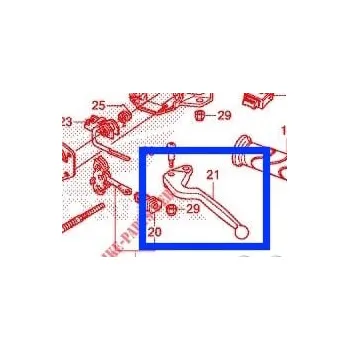 Brzda pro motocykl Honda Brzdová páčka - levá 53178KVB920