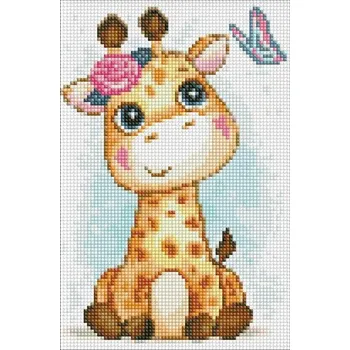 Set školních potřeb Diamentowa mozaika - Pierwszy znajomy 20x30cm