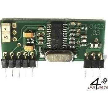 Pohon brány Přijímač 2-kanálový, SX, 433MHz, nasouvací