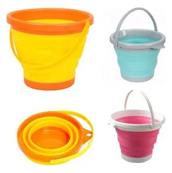 Dětské hřiště Wiaderko plażowe składane okrągłe 2,5l