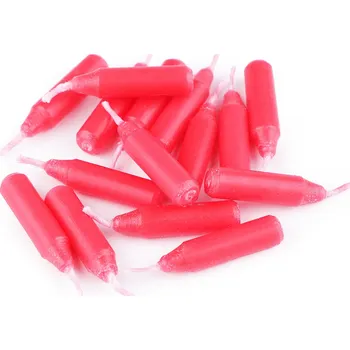 Svíčka Stoklasa Vánoční svíčky do skořápek ořechů (1 sáček) červená