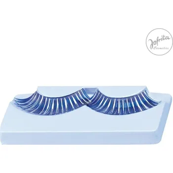 Karnevalový doplněk Jofrika Německo Duhové řasy - modré 18075 - D