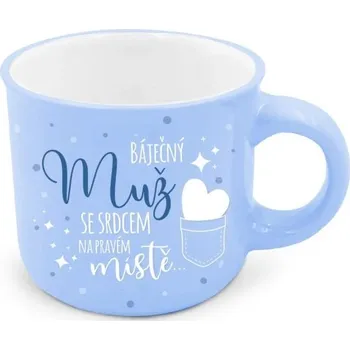 Žertovný předmět Nekupto DC7 Mini hrneček BÁJEČNÝ MUŽ NZC