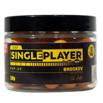 Boilies SinglePlayer Pop-up Boilies Broskev Hmotnost: 50g, Průměr: 16mm