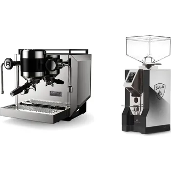 Kávovar Rocket Espresso Bicocca, stainless silver + Eureka Mignon…