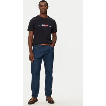 Pánské oblečení Tommy Hilfiger T-Shirt MW0MW36455 Tmavomodrá Regular Fit S