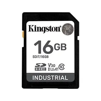 Paměťová karta Kingston SDHC karta 16GB Industrial pSLC