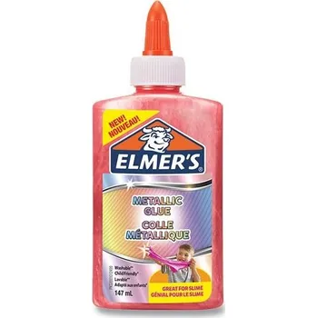 Kancelářské lepidlo ELMER'S Metalické lepidlo 147ml růžové