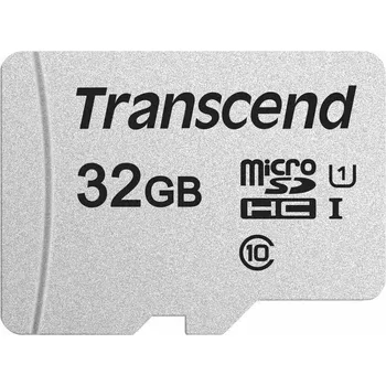 Paměťová karta TRANSCEND MicroSDHC karta 32GB 300S, UHS-I U1 + adaptér