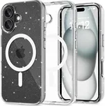 Tech-Protect Ochranný kryt na iPhone 16 - Tech-Protect, Flexair Hybrid MagSafe Glitter
