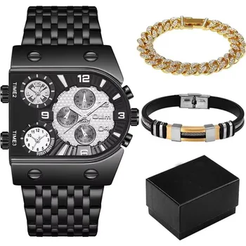 Náramek IZMAEL Luxusní hodinky s náramky CA 33761 Černá/Bílá KP33761