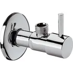 Rohový ventil RE128L1238 1/2" x 3/8" pro připojení pračky/myčky chrom BARE128L1238