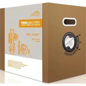 Síťový kabel UBNT TOUGHCable Carrier [Level 2, SFTP kabel, drát, outdoor, CAT5e, 24AWG, 305m]